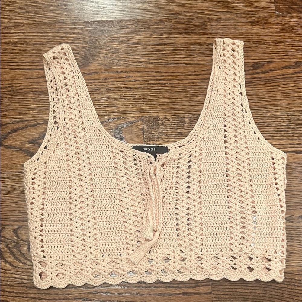 Forever 21 Crochet Crop Top
